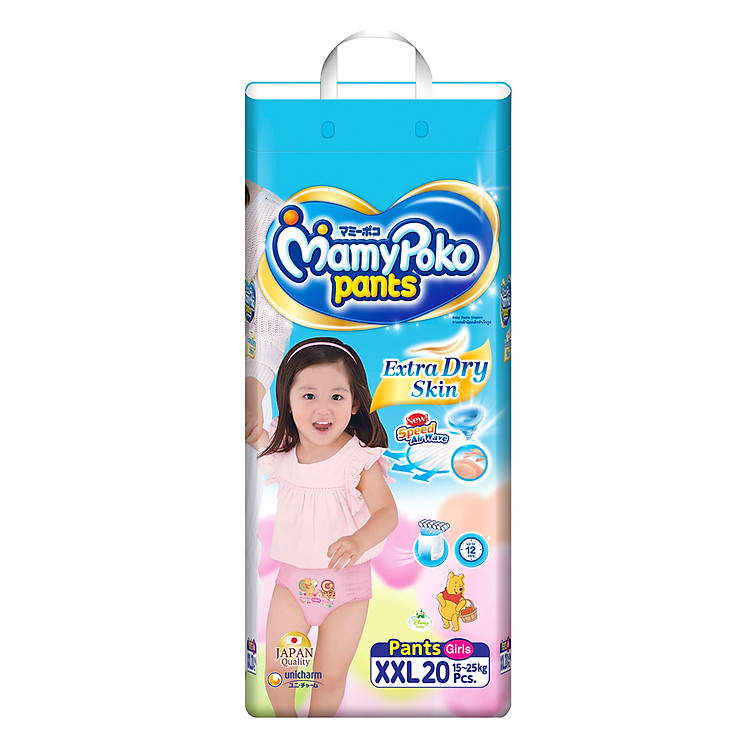 Tã Quần Bé Gái Gói Lớn MamyPoko XXL20 (20 Miếng)