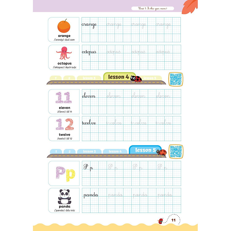 Luyện Viết Chữ Đẹp Từ Vựng Tiếng Anh Family And Friends - National Edition 2 - Ảnh 8