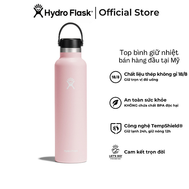 Bình giữ nhiệt Hydro Flask 24 OZ Standard Flex Cap có nắp xoay - Hàng chính hãng(Season 2024)