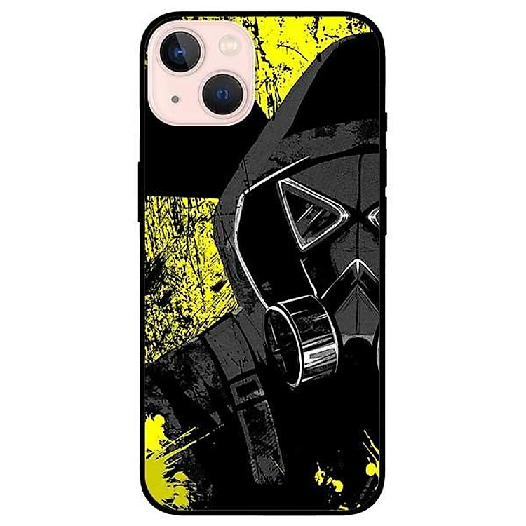 Ốp lưng dành cho Iphone 13 Mini - Iphone 13 - Iphone 13 Pro - Iphone 13 Pro Max - Bịt Mắt Vàng Đen