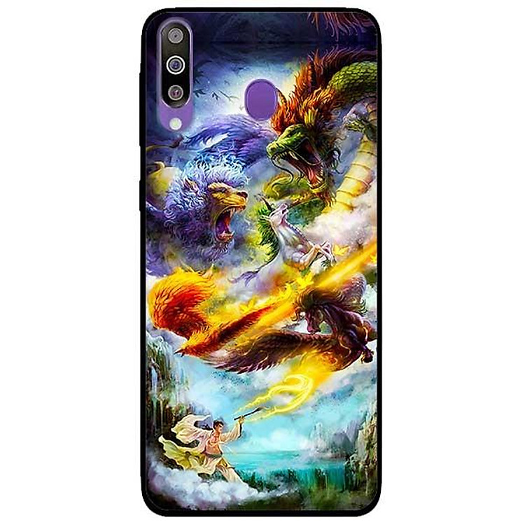 Ốp lưng dành cho Samsung Galaxy M30 mẫu Chàng Trai Rồng Phụng