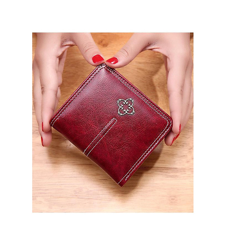 Bóp Ví Nữ Cầm Tay Ngắn SVT-Vinu20 Phong Cách Châu Âu