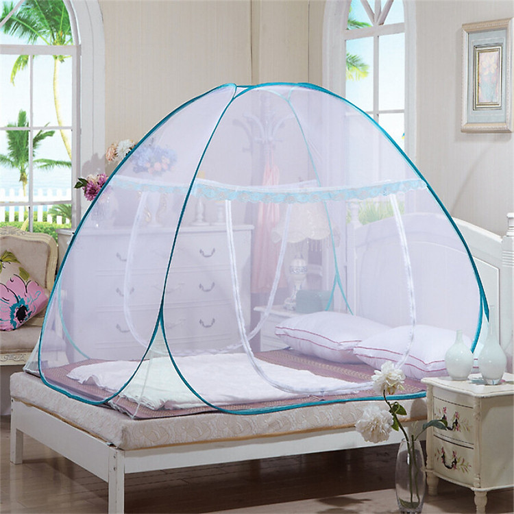 Mosquito Net Single Door Netting For Bed Yurt Free Installation Bottomed Folding Hot Sale