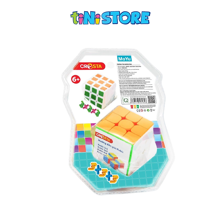 Mua Rubik 3x3 kèm Rubik nhỏ DK81083 Chính hãng Ưu đãi - Hình ảnh 4