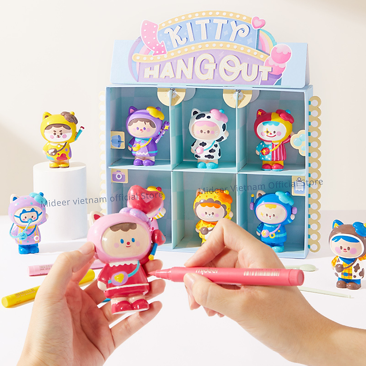 Tô tượng thạch cao mini DIY Mideer Chính hãng Ưu đãi - Hình ảnh 4