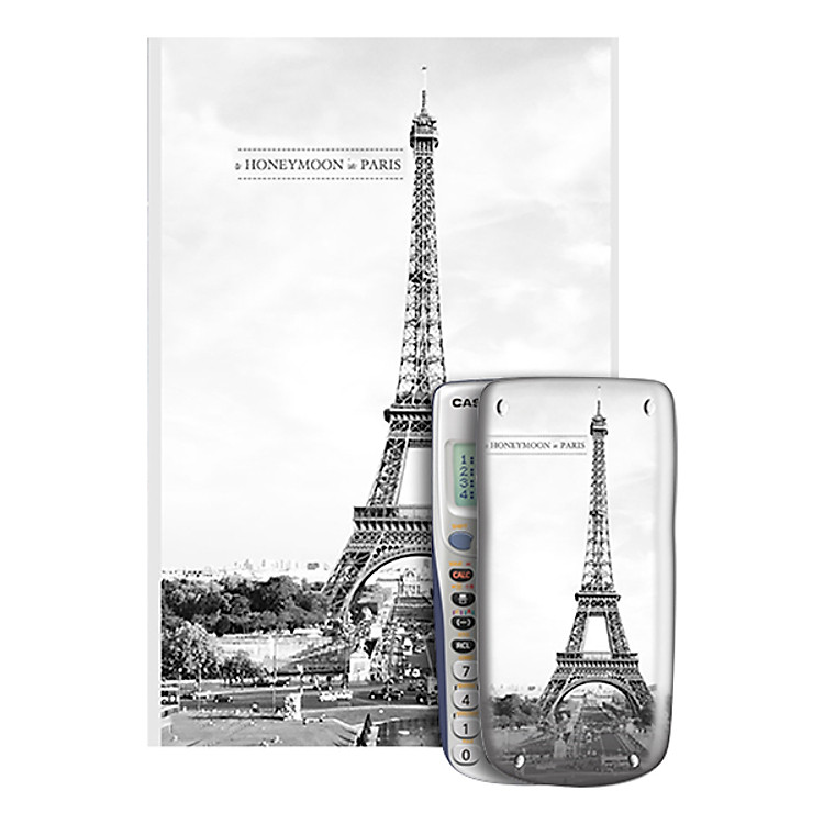 Decal Trang Trí Máy Tính Casio/Vinacal Phong Cảnh Paris PPR-010