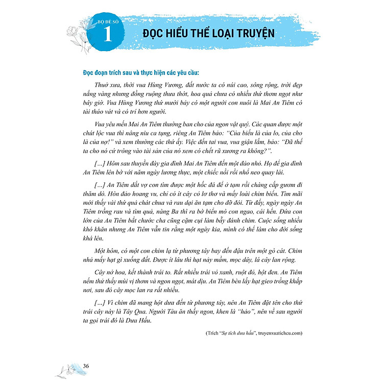 Bồi Dưỡng Và Nâng Cao Kỹ Năng Đọc Hiểu Ngữ Văn 6 - Ảnh 2