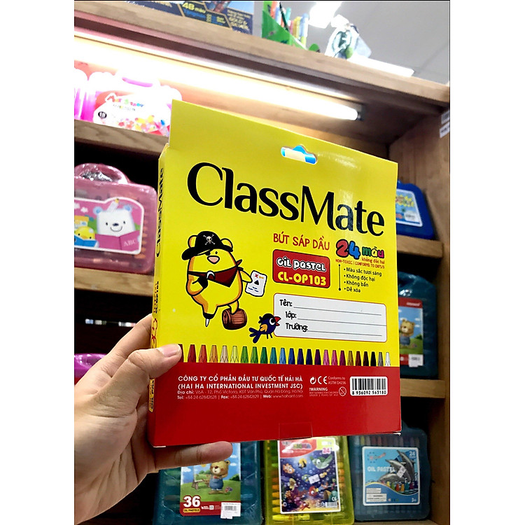 Bút Sáp Dầu 24 Màu CL-OP103-2OP0003 - Ảnh 3