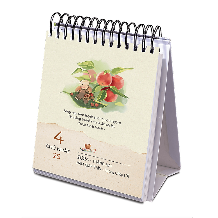 Lịch Bàn 2024 - Xuân Đoàn Tụ, Ta Bên Nhau - Thích Nhất Hạnh - Ảnh 4