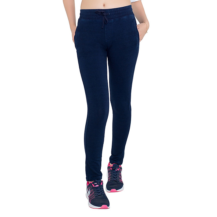 Quần Nữ Lai Thun Rời Túi Thẳng Wash Thường ATOM J400