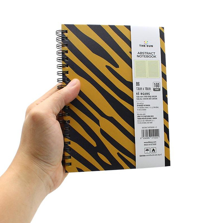 Sổ Lò Xo Bìa Cứng Abstract B6 (160 trang 80gsm) - Ảnh 6