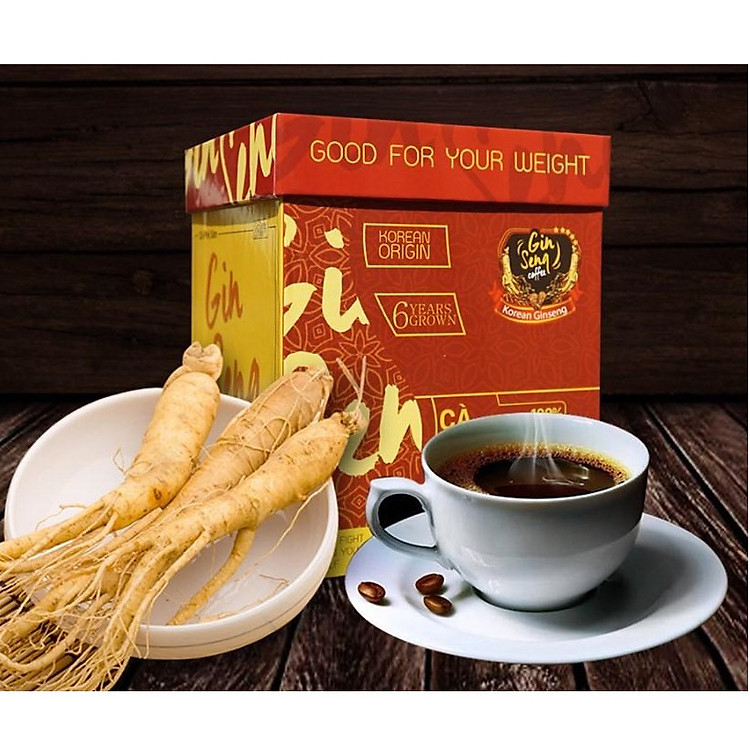 Cà phê Sâm hỗ trợ giảm cân (1 Hộp / 30 gói)