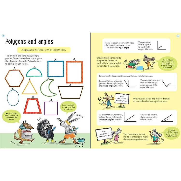 Tẩy Xóa Tiếng Anh - Wipe-Clean Geometry 8-9 - Ảnh 5