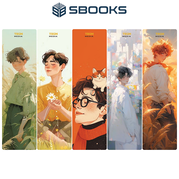 Bookmark Kẹp Sách Hoạ Tiết Chàng Trai (5 cái)