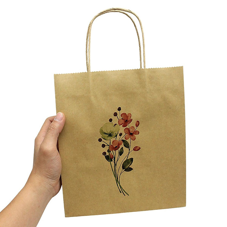 Túi Giấy Kraft (22 x 25 x 8 cm) - Ảnh 4