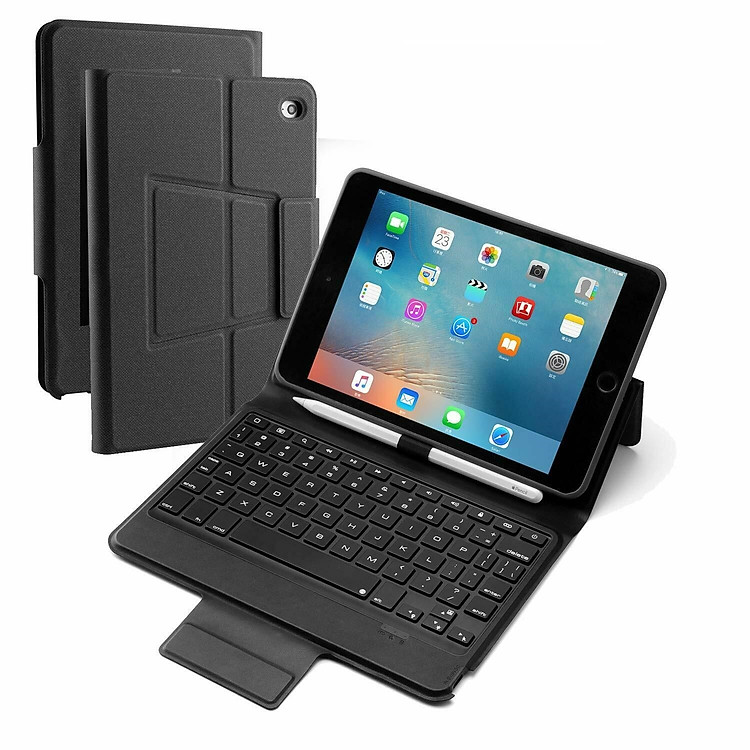 Bao Da Bàn Phím Bluetooth Cho iPad Mini 5 Có Đèn Cho Bàn Phím