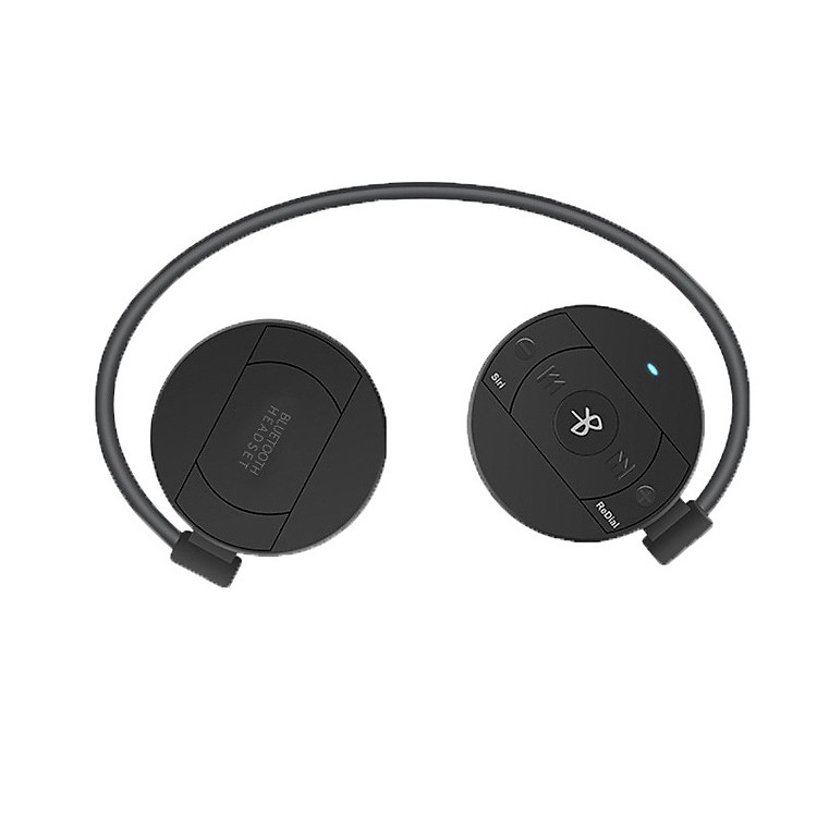 Tai nghe Bluetooth chụp tai cuộng tròn cầm tay mút đệm êm ái - Hàng Chính Hãng