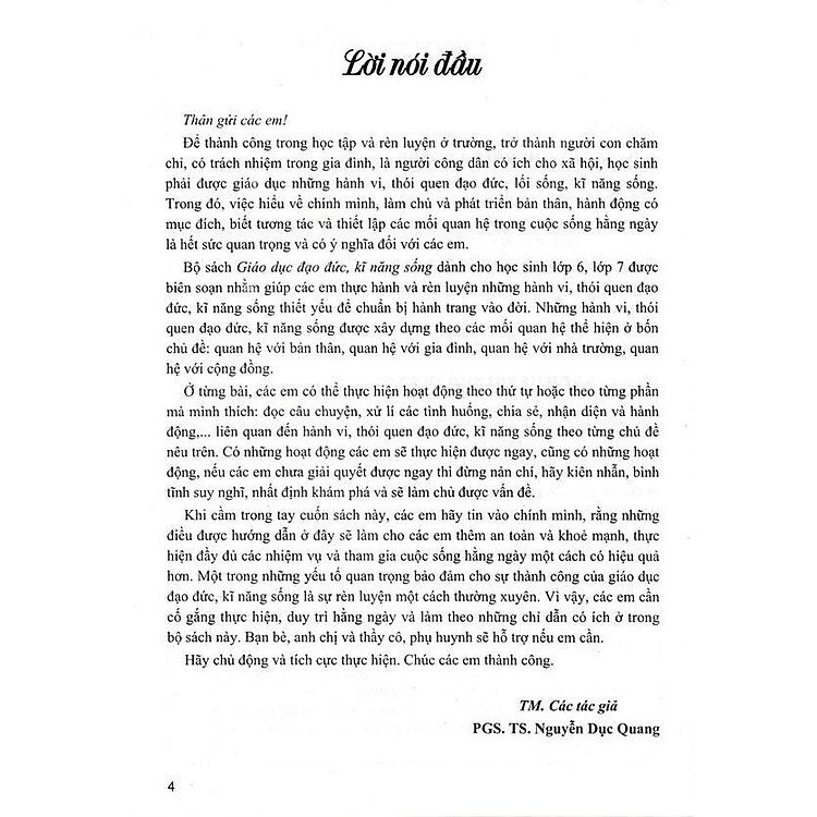 Giáo Dục Đạo Đức, Kĩ Năng Sống Dành Cho Học Sinh Lớp 6 - Ảnh 4