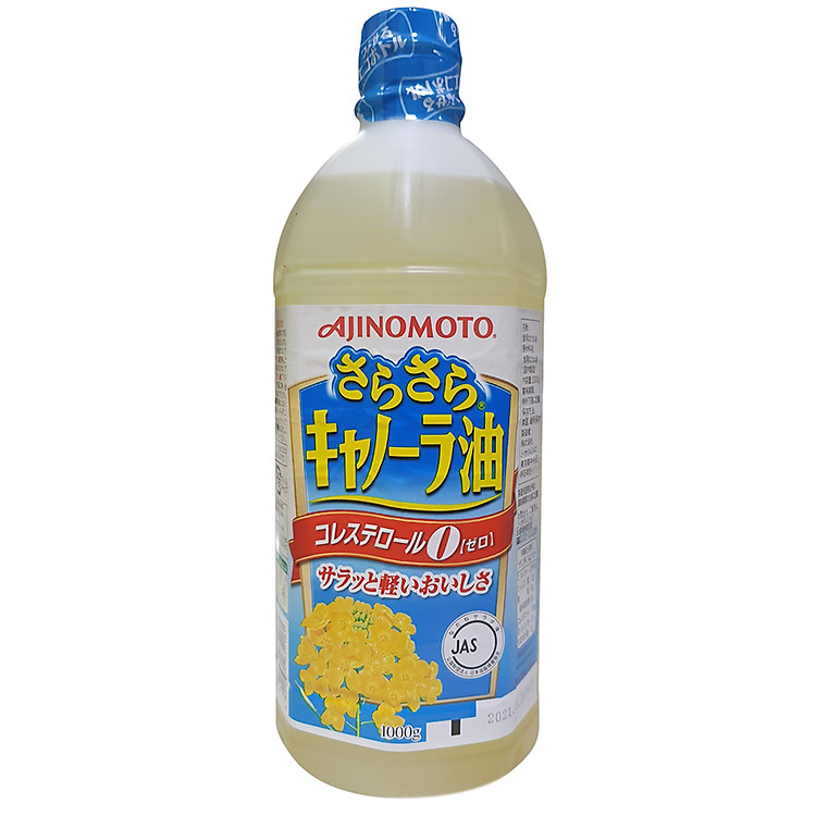 Dầu Ăn Hoa Cải Ajinomoto Bổ Sung Omega 3 & 6 (1000G)