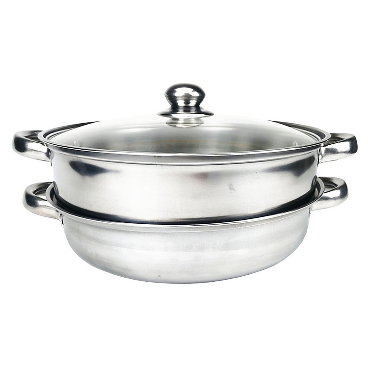 Nồi lẩu, hấp tiện dụng bằng inox 304 GS0078