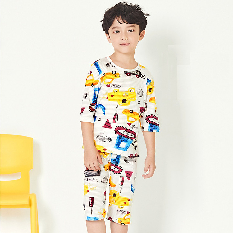 Bộ đồ xuân hè bé trai Unifriend Hàn Quốc UNI0719