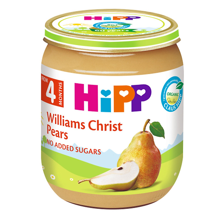 Dinh Dưỡng Đóng Lọ Lê Williams HiPP 125g - 4262