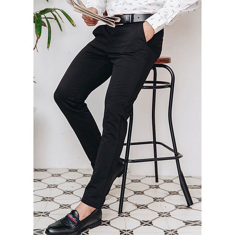 Quần Tây Nam Đen Co Giãn 4 Chiều VINTAGE98 (Vintage)