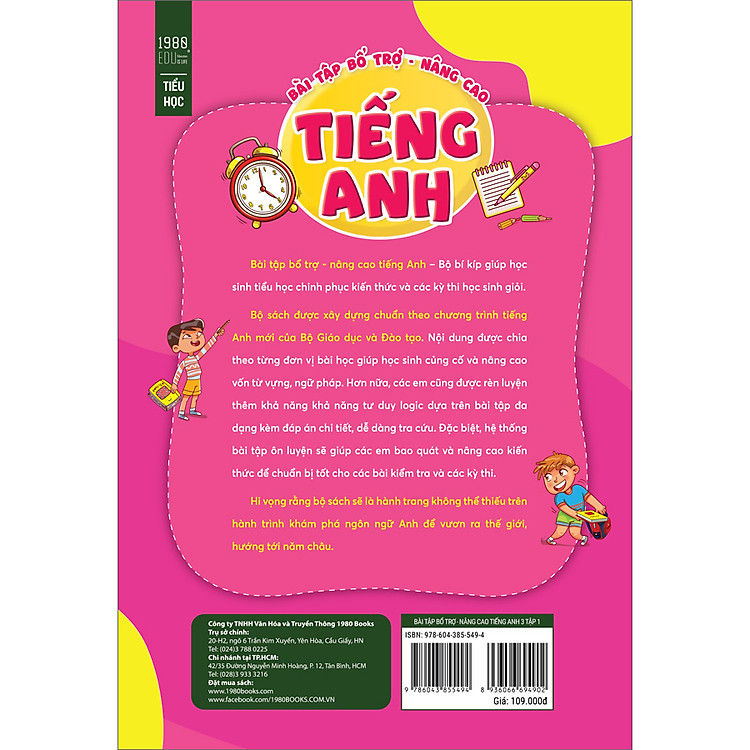 Bài Tập Bổ Trợ Nâng Cao Tiếng Anh Lớp 3 (Tập 1) - Ảnh 2
