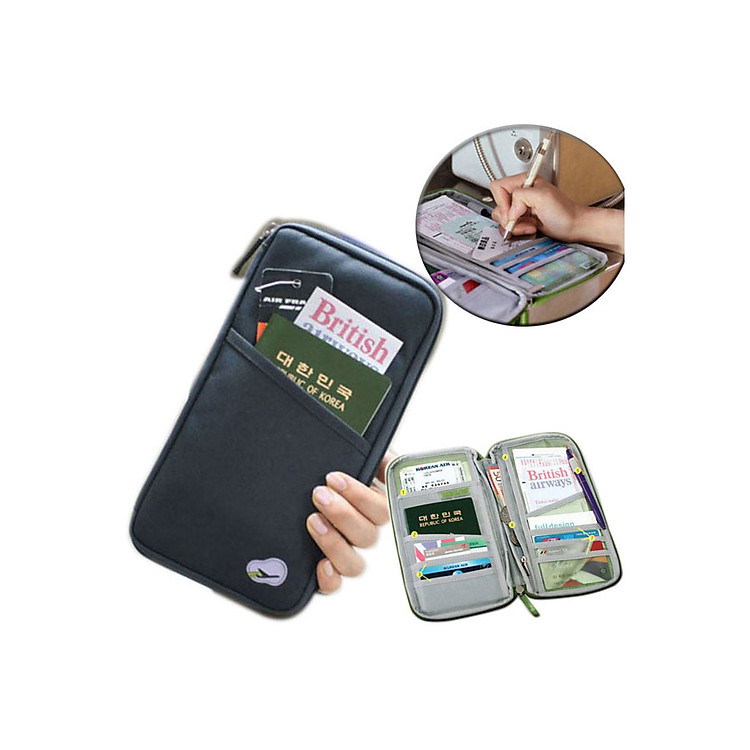 Ví Đựng Hộ Chiếu Passport Bảo Quản Thẻ Chống Thấm