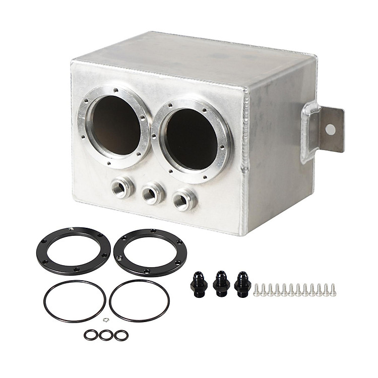 Fuel Surge Tank Accessories Oil Catch Tank Universal Replacement Surge Pot Tank Spare Parts