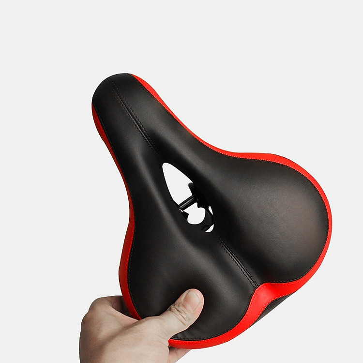 Yên Xe Đạp Thể Thao Có Phản Quang Mặt Sau AZYEE Cao Cấp AZONE - Đen Đỏ