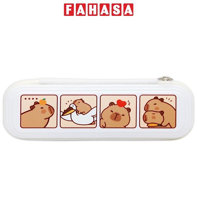 Bóp Viết Nhựa Capybara Shunde 9116 – Màu Kem