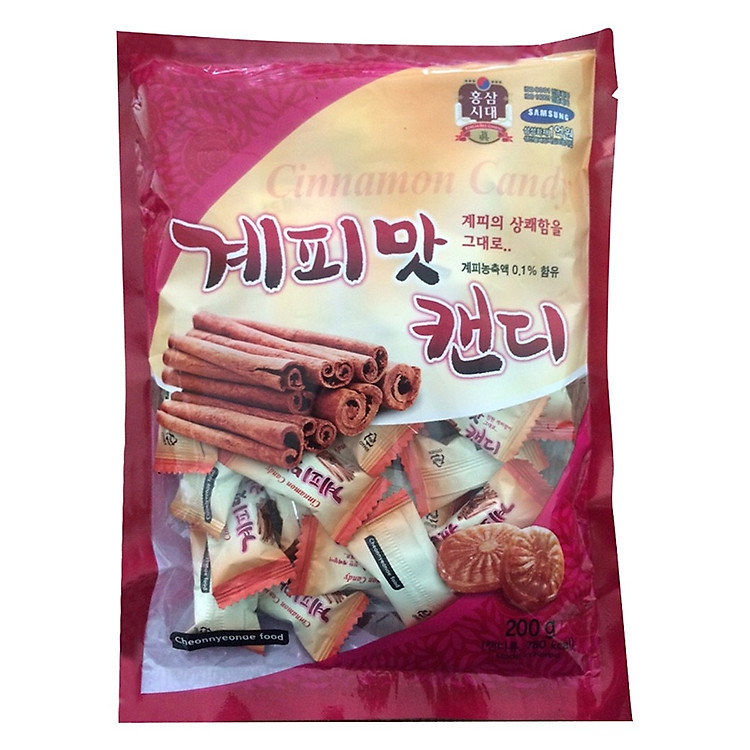 Kẹo Quế Cứng Cinnamon Candy 200g