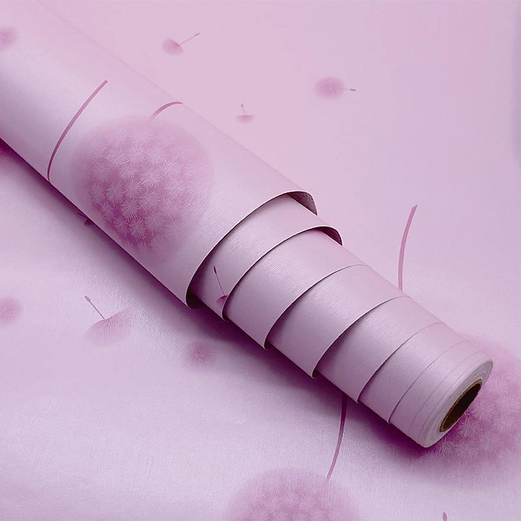 10M Giấy dán tường Bồ Công Anh Hồng WP0048