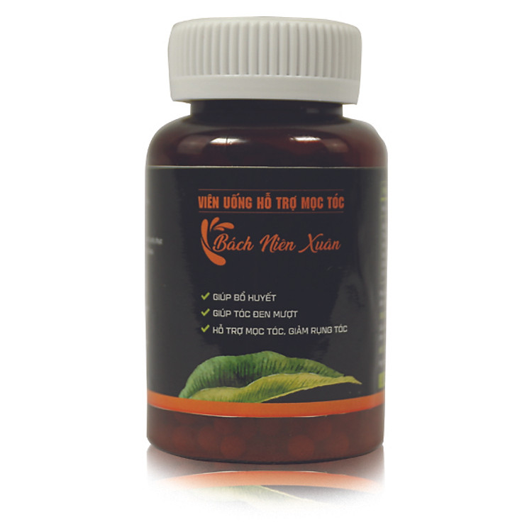 Thực phẩm chức năng: Viên Uống Mọc Tóc Và Hỗ Trợ Đen Tóc