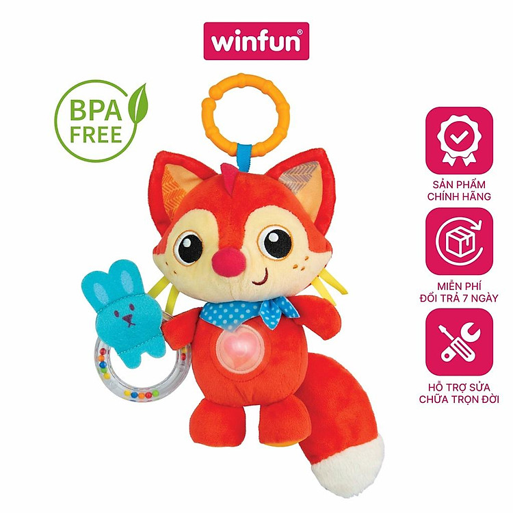 Đồ chơi treo nôi thú bông Winfun Chính hãng Giá tốt