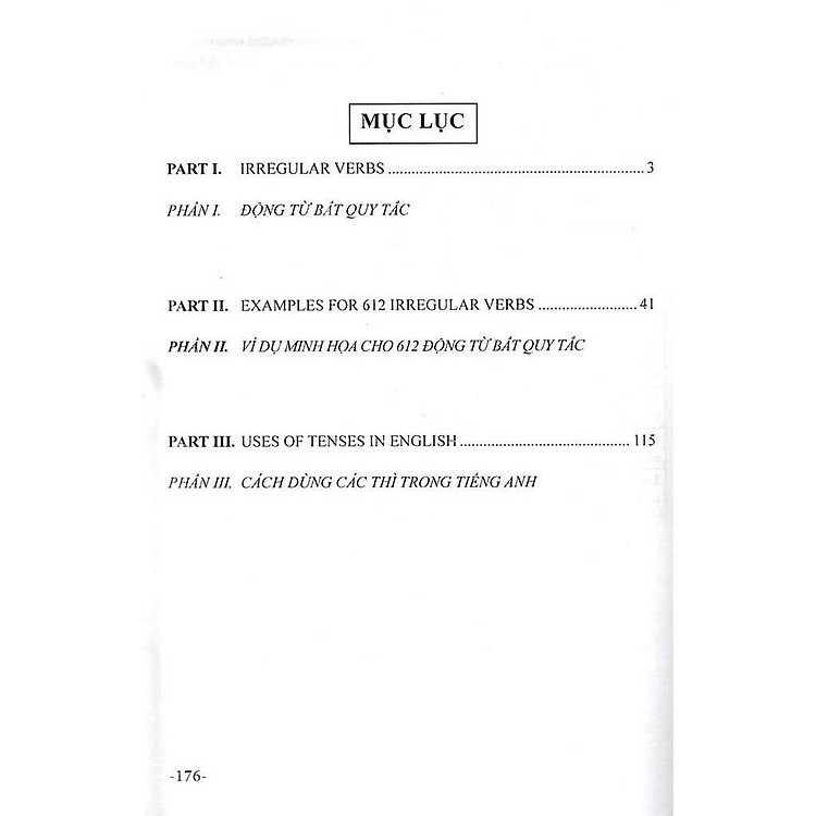 612 Động Từ Bất Quy Tắc Và Cách Dùng Các Thì Trong Tiếng Anh - Ảnh 3