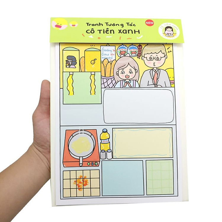 Bộ Tranh Tương Tác Cô Tiên Xanh Chính hãng Giá rẻ - Hình ảnh 2