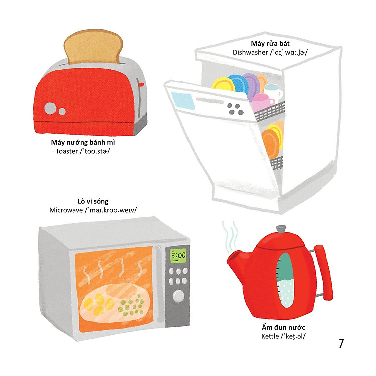 Thư Viện Từ Vựng Đầu Đời Cho Bé - Ở Nhà - Ảnh 6