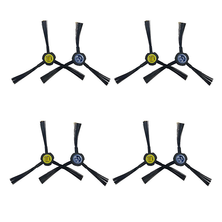 Combo 4 cặp chổi cạnh trái và phải - Phụ kiện robot hút bụi ILIFE V8s - Hàng chính hãng