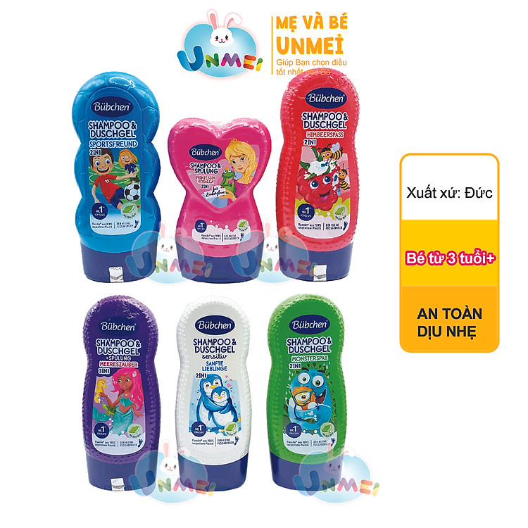 Tham Khảo tại ConCung: Sữa Tắm, Dầu Gội 2in1 Bubchen Đức , nhận ngay nhiều Ưu đãi