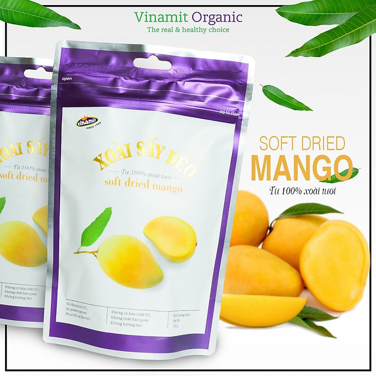 Xoài Sấy Dẻo Vinamit 250g