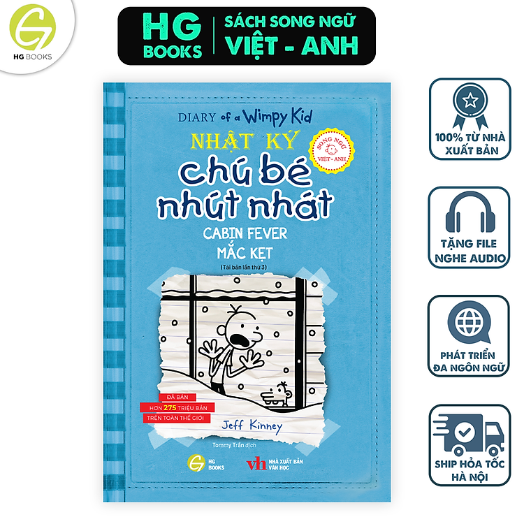 Nhật ký chú bé nhút nhát Song ngữ Việt-Anh Tập 6 (Mắc kẹt)