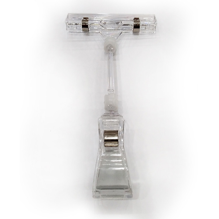 Kẹp Mica 2 Đầu Xoay 360 JE005 (KT: 15.5cm x 8cm)