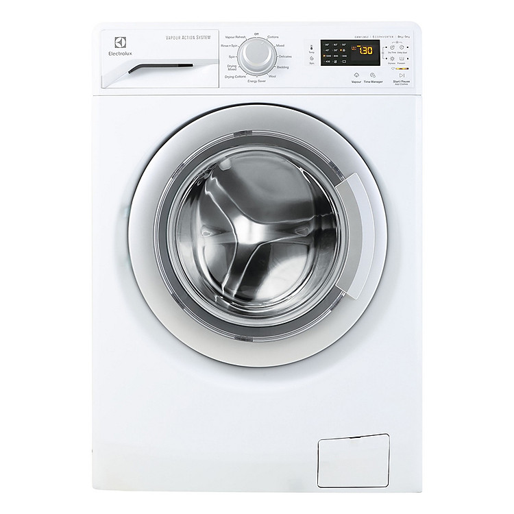 Máy Giặt Sấy Cửa Ngang Inverter Electrolux EWW12853 (8kg) – Trắng - Hàng Chính Hãng