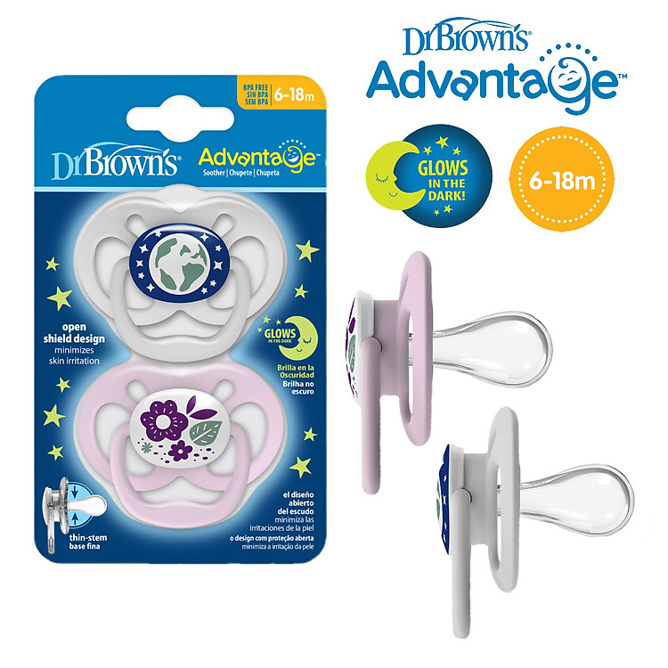 Mua Bộ 2 ty ngậm Dr.Brown’s Advantage Uy tín Tiết kiệm
