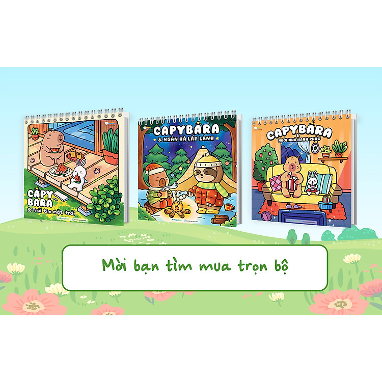 Sách Tô Màu Capybara - Ảnh 2