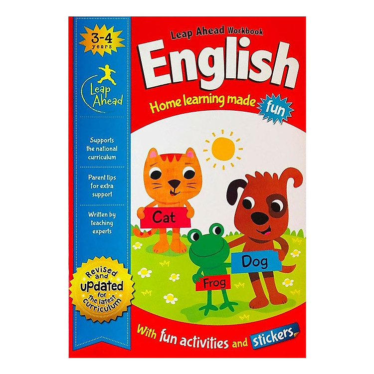 Sách Leap Ahead: 3-4 Years English