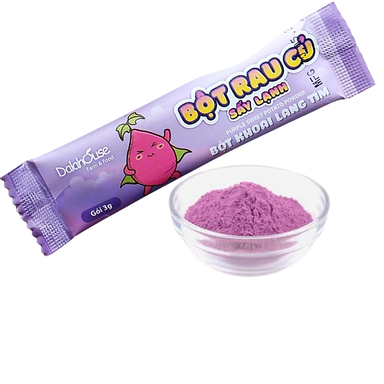 Mua Bột khoai lang tím Dalahouse 3gr cho bé Đảm bảo Tiết kiệm - Hình ảnh 2