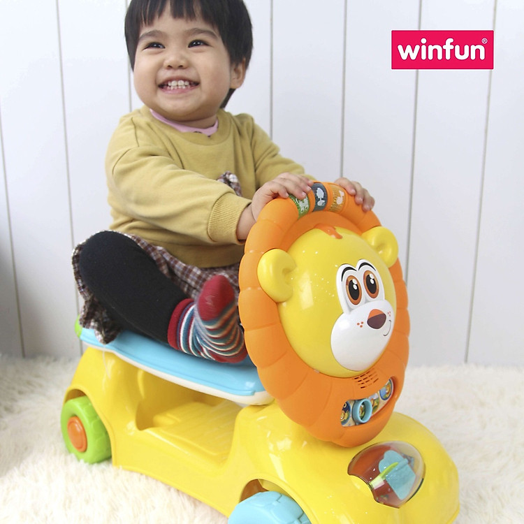 Xe Tập Đi Sư Tử Winfun 0855NL Chính hãng Ưu đãi - Hình ảnh 3